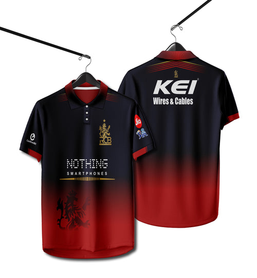 Royal Challengers Bangalore (RCB) IPL Fan T-Shirt – Premium Cricket Supporter Tee | RCB Red Edition